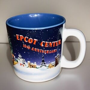 Disney 1992 Christmas Collection 10th Anniversary Epcot Center‎ - MUG